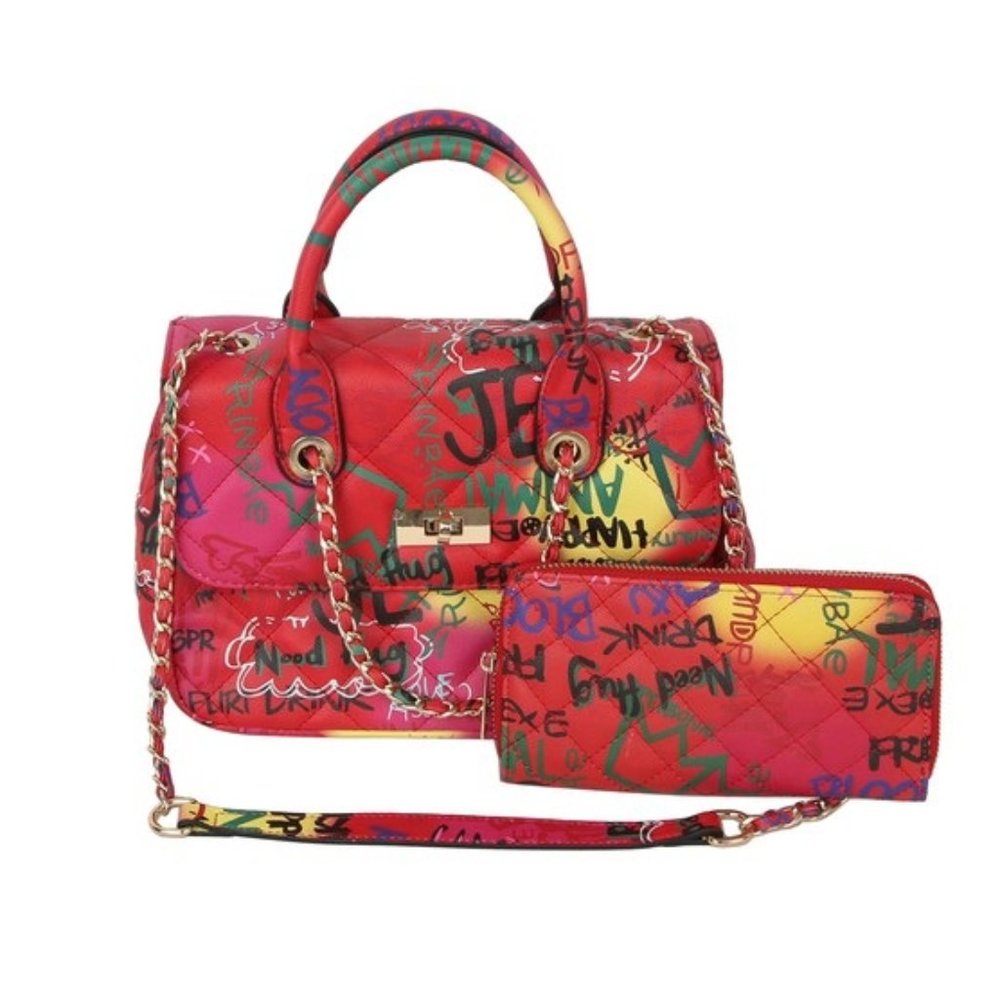 What's In your mind Graffiti Quilted Medium